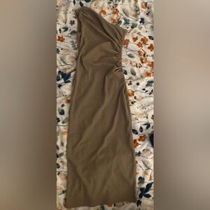 One Shoulder Maxi Dress